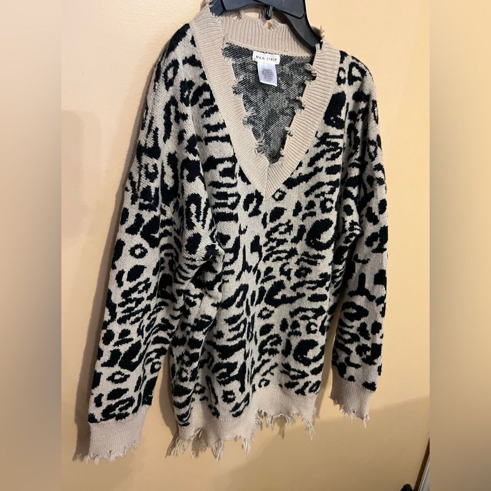 Main strip sweater small